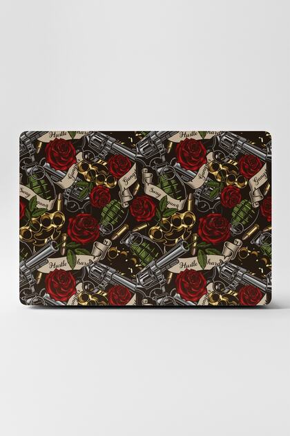 Laptop Sticker Skin Notebook Macbook Abstract Flowers
