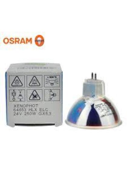 Xenophot 64653 Hlx Elc 24v 250w Çanak Halojen Ampul Tepegöz Projeksiyon Ampulu Made In Germany