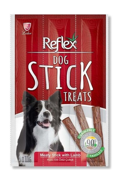 Reflex Kuzulu Stick Çubuk Şeklinde Köpek Ödül Maması 3 Adet (3x11gr) - 1
