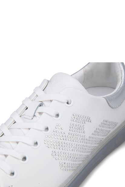 Emporio Armani Kadın Beyaz Sneaker X3X071 XL807 N627 - 6