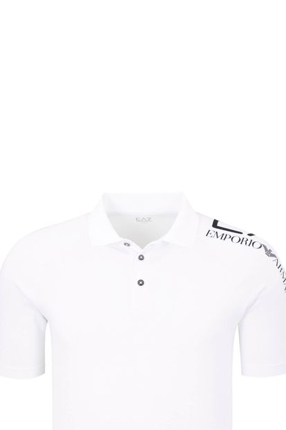 EA7 Erkek Beyaz T-Shirt 3Zpf56 Pj03Z 1100 - 2