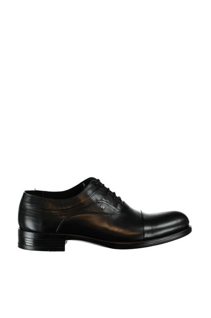 Pierre Cardin Hakiki Deri Siyah Antik Erkek Klasik Ayakkabı 7009B - 1