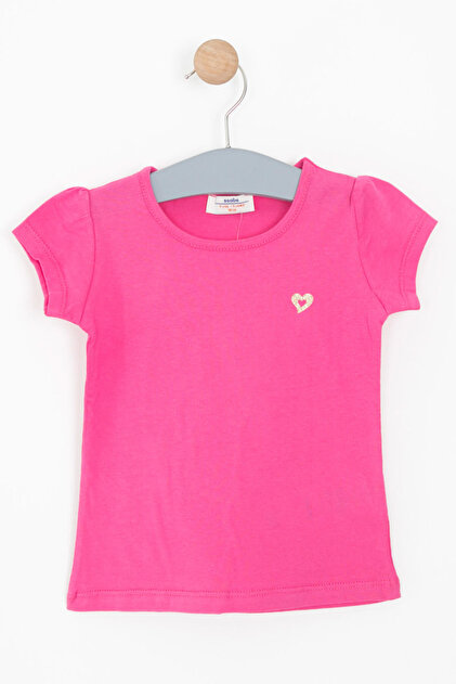 Soobe Pembe Kız Bebek T-Shirt - 1