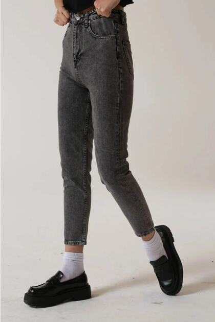 Julia Smoked Mom Jean Women's Boyfriend High Waist Power Lycra Collector