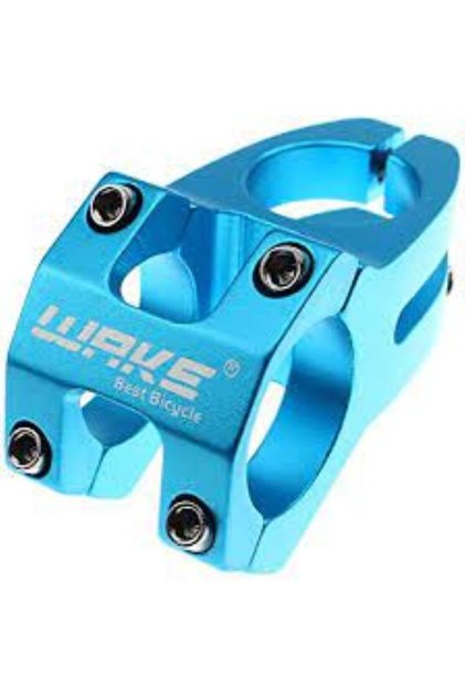 Wake Alüminyum Mavi Bisiklet Kısa Gidon Boğazı 40mm Bisiklet Yedek Parça 31,8mm