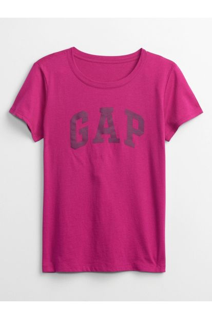 GAP Kadın Beyaz Logo Kısa Kollu T-shirt - 3