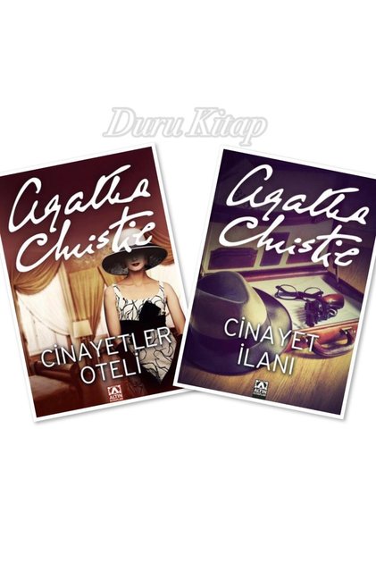 Cinayetler Oteli - Cinayet Ilanı, Agatha Christie (2 Kitap)(özel Boy 18,5x10cm)