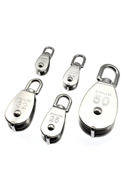 Paslanmaz Krom Tekli Makara 32mm