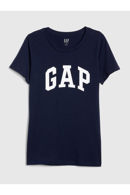 GAP Kadın Beyaz Logo Kısa Kollu T-shirt - 8