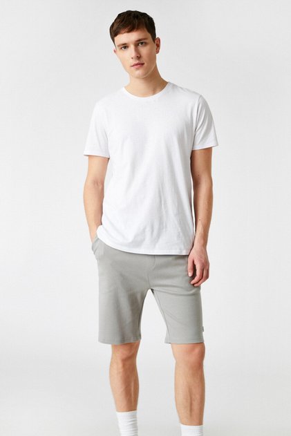 Men's Gray Shorts 2SAM40046MK