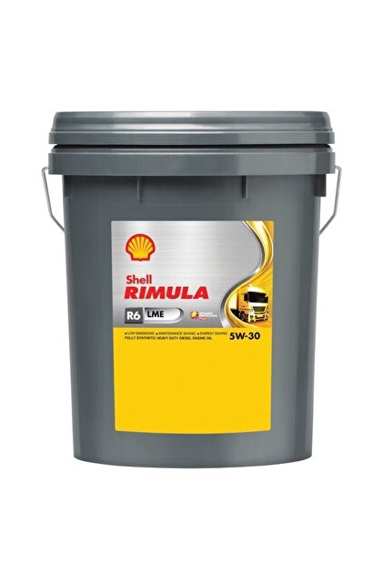 Shell Rimula R6 Lm 10w-40 - 20 Litre (GÜNCEL TARİH - ORJİNAL