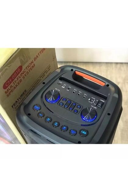 SIGHTZER Büyük Boy Tekerlekli Mikrofonlu Kumandalı Karaoke