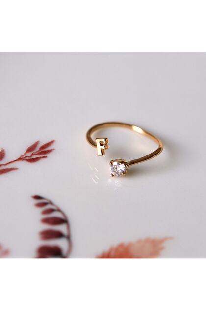 Letter F Ring Adjustable Joint Ring