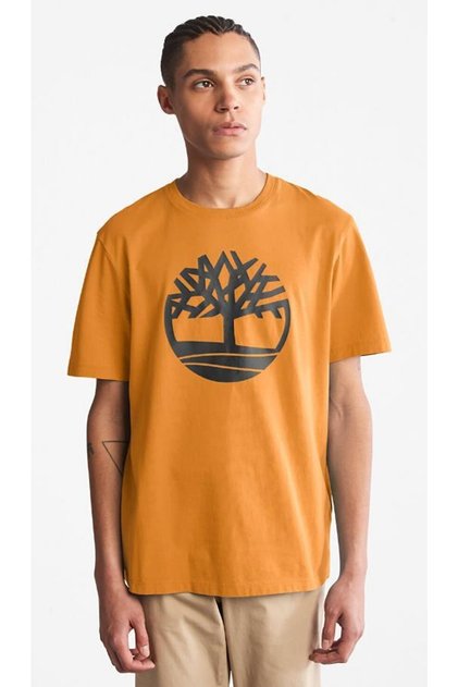 Logo Designed Short Sleeve Tree Printed - Tb0a2c2rp471