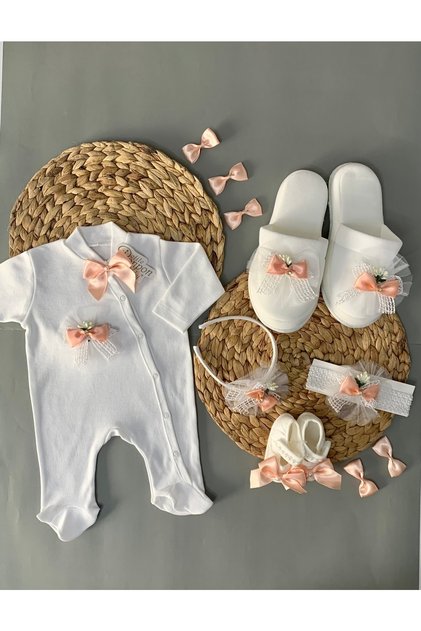 Newborn Baby Gift Maternity Jumpsuit Set with Slippers