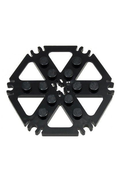 Original Custom Minifigure Technic Plate Mill Part Black 2 Pcs Will Be Sent