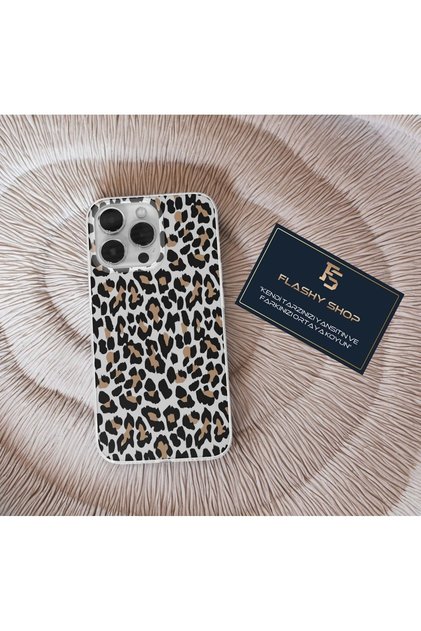Oppo Reno 5 Lite Compatible Leopard Pattern Transparent Case