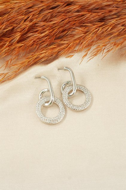 Women's Special Design Dangle Oval Model Earrings