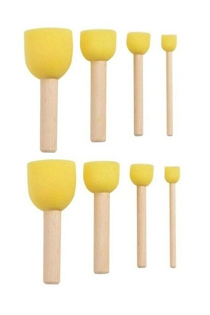 2 Pack Sponge Buffer Brush Set of 4