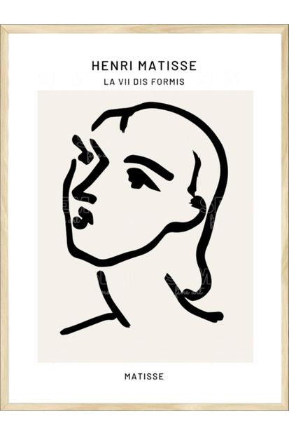 Sem Fine Art Henri Matisse 6’lı Tablo Seti Çerçevesiz - 7