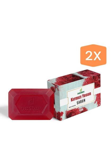 Red Seaweed Soap 150 G 2 Pieces