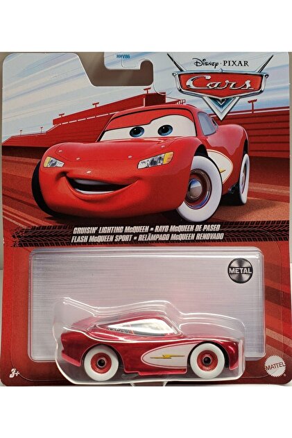 Mattel Disney Cars Tekli Araçlar Cruisin Lightning Mcqueen Gkb17