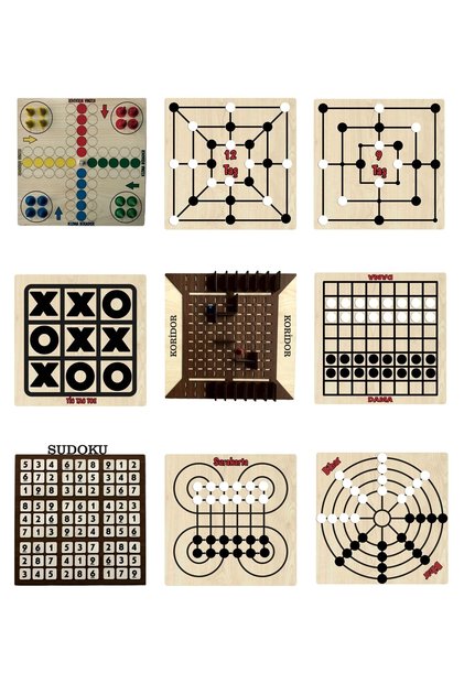 9 Piece Luxury Game Set Intelligence and Strategy Games