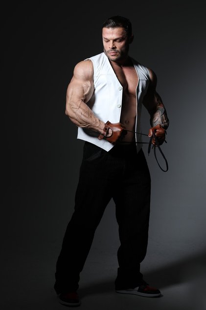 Genuine Leather White Vest