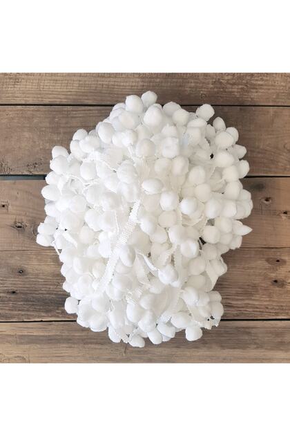 Strip Pompom White 20 Meters