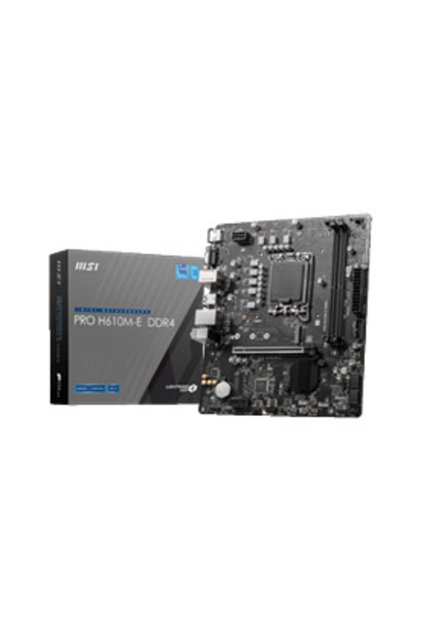 Pro H610m-e Ddr4 1700p Ddr4 Audio Glan Hdmi/vga Sata3 Usb3.2 Matx