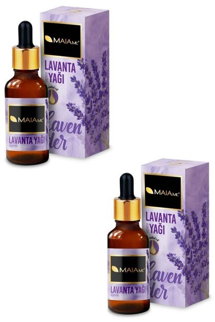 Lavender Essential Oil for Skin and Hair Care, 20 ml x 2 Packs