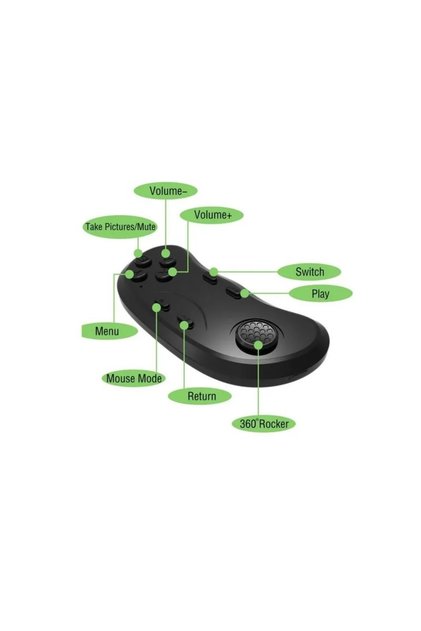 Ios Ve Android Ve Vr Gözlük Oyunları Ile Sh-b01 Bluetooth Uzaktan Kumanda