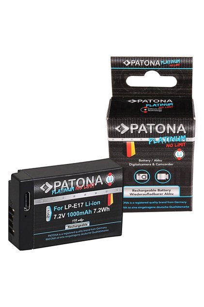 Platinum Canon Lp-e17 Usb-c Girişli Batarya Pil