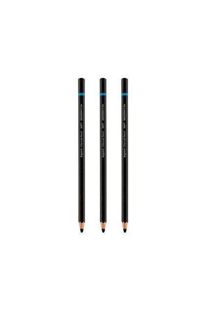 Charcoal Pencil Charcoal Pen (7.2mm X 175mm) 3-piece Soft Set