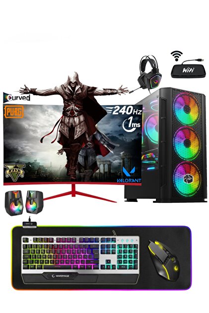 Zeiron Gnx19 Ryzen 5 3600 32gb 256gb M.2 Ssd+1tb Hdd Gtx1050ti 27