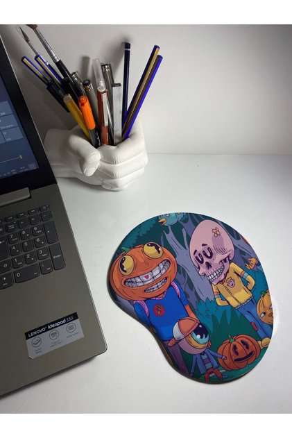 Illustrasyon Art Baskılı Bilek Destekli Mouse Pad 20021650