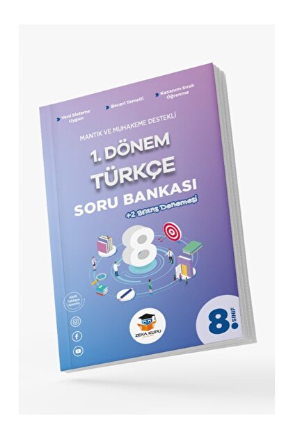 Zeka Küpü Yayınları 8.sınıf 1.dönem Türkçe Soru Bankası 2023 Lgs+2