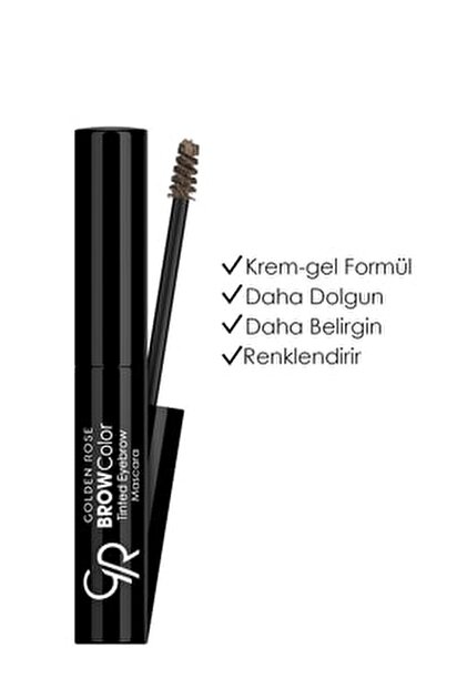 Golden Rose Brow Color Tinted Eyebrow Mascara - No 08 - Fiyatı