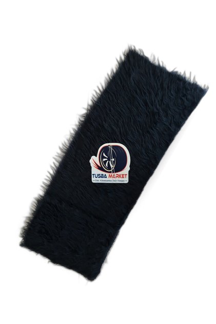 Automobile Glove Box Cover Soft Long-Haired Black Plush Glove Box Cover – 150X40 cm