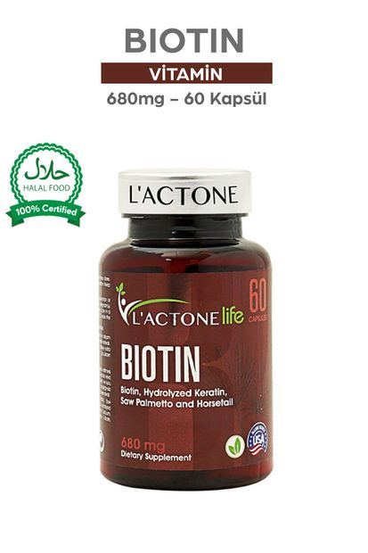 L'ACTONE Biotin 680 mg / 60 Kapsül - 2
