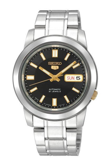 5 Automatic Men's Wristwatch Snkk17j1 Made In Japan 39mm Case Diameter