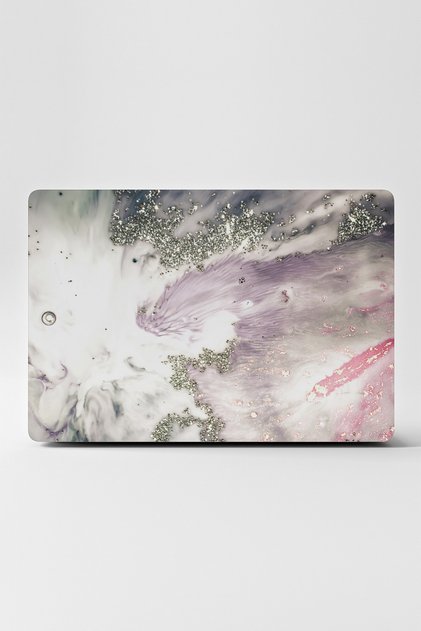 Beyaz Mermer Soft Laptop Notebook Macbook Sticker Kaplama