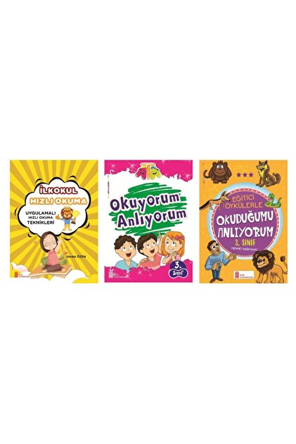 Ata Yayıncılık Ata 3.sınıf Hızlı Okuma Seti (3 Kitap) - Fiyatı