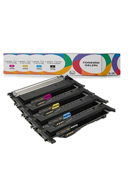 Supply Guy 117A Toner compatibel met HP 117A W2070A voor HP Color Laser MFP 178NW MFP 178NWG MFP 179FWG 150NW 179FNW 150A Color Laser W2070A W2071A W2072A W2073A Multipack 4 Toner