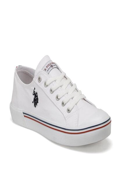 U.S. Polo Penelope 1fx Lace-up Colorful 2 Stripes Fabric Shoes