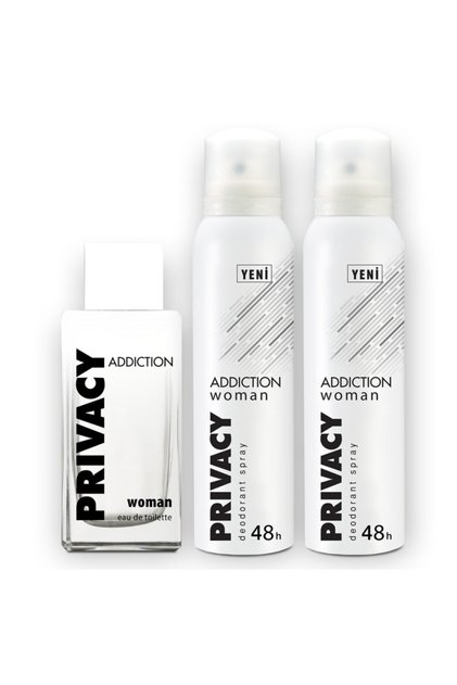 Addiction Edt 100 ml Kadın Parfüm + 2x150ml Deodorant Set 1742751043423