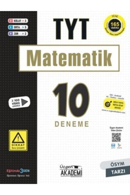 Üçgen Akademi Tyt Mathematics 10Th Mock Exam