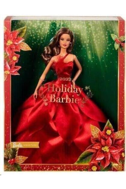 Barbie 2022 Mutlu Yıllar Bebeği Kumral Hby05