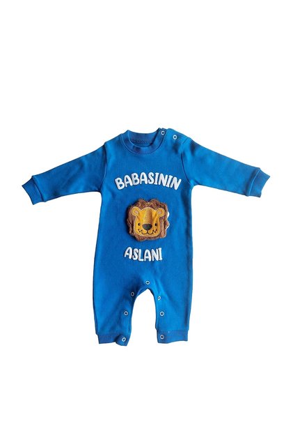 Lion Patterned Seasonal Dad's Jumpsuit