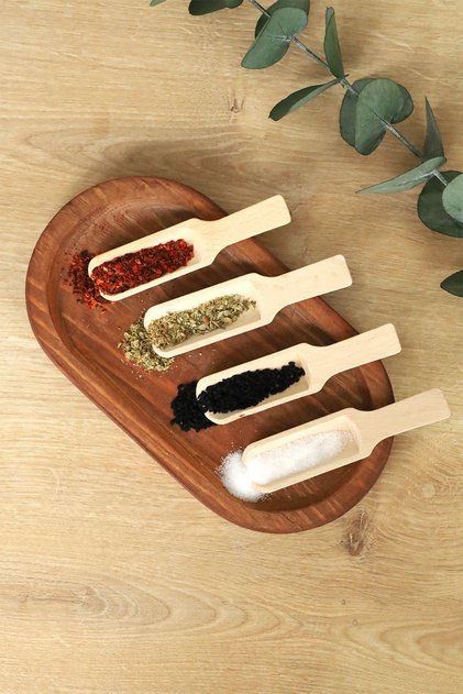 Pack of 12 Mini Shovel Spice Spoons